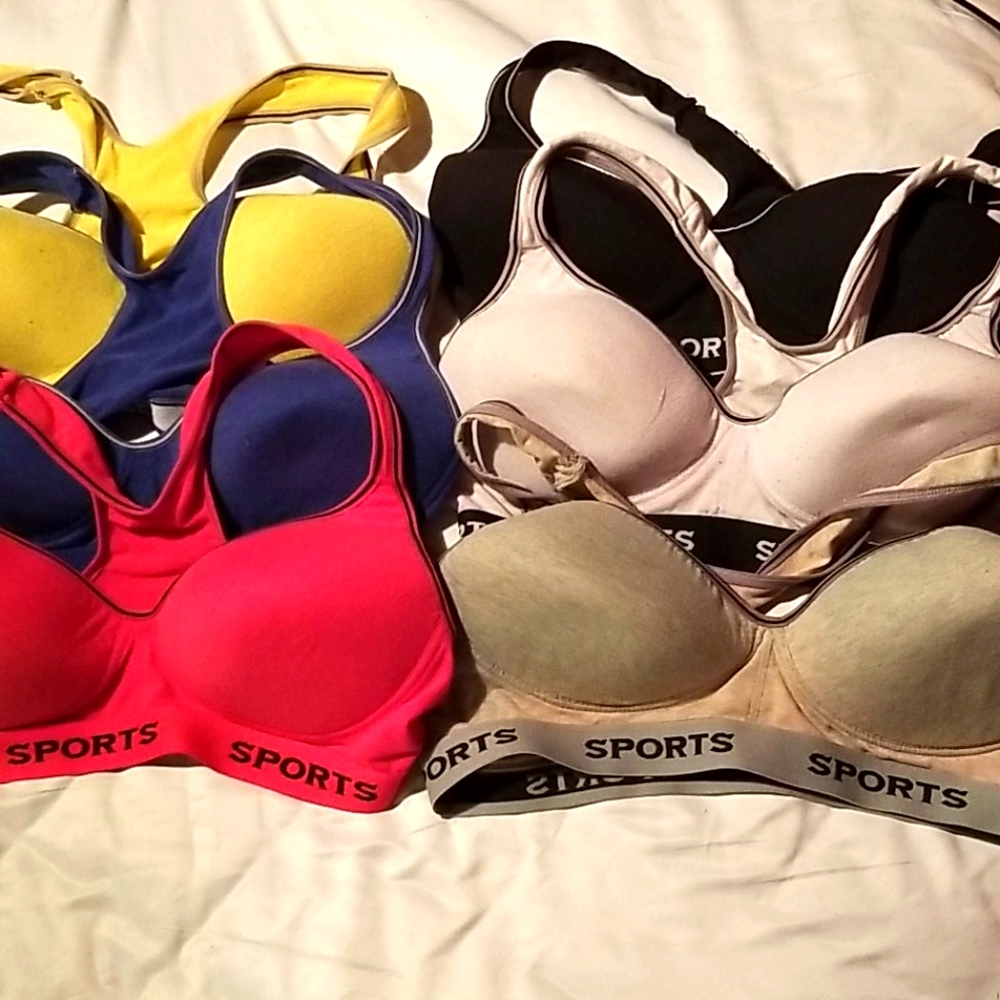 Bundle of 6 Racerback Sports Bras